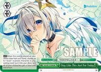Stay Like This Just For Today (RRR) - hololive production - Weiss Schwarz card