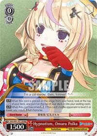 Hypnotism, Omaru Polka (RRR) - hololive production - Weiss Schwarz card