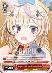 Senpai's Game Console, Omaru Polka (RRR) - hololive production - Weiss Schwarz card
