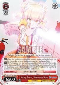 Spring Power, Momosuzu Nene - hololive production - Weiss Schwarz card