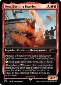 Ken, Burning Brawler - Secret Lair Drop Series - Magic: The Gathering card