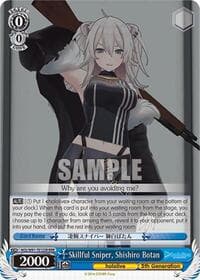Skillful Sniper, Shishiro Botan (RRR) - hololive production - Weiss Schwarz card