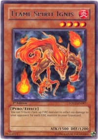 Flame Spirit Ignis - Light of Destruction - YuGiOh card