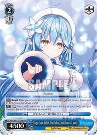 Together With Daifuku, Yukihana Lamy (RRR) - hololive production - Weiss Schwarz card