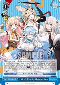 #hololive5thGeneration - hololive production - Weiss Schwarz card
