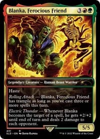 Blanka, Ferocious Friend - Secret Lair Drop Series - Magic: The Gathering card