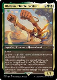 Dhalsim, Pliable Pacifist - Secret Lair Drop Series - Magic: The Gathering card