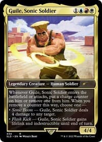 Guile, Sonic Soldier - Secret Lair Drop Series - Magic: The Gathering card