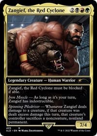 Zangief, the Red Cyclone - Secret Lair Drop Series - Magic: The Gathering card