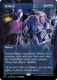 Bribery - Secret Lair Drop Series - Magic: The Gathering card