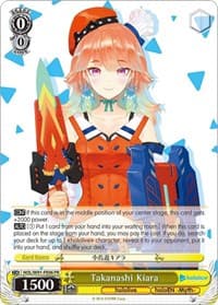 Takanashi Kiara - hololive production - Weiss Schwarz card