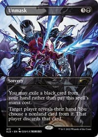 Unmask - Secret Lair Drop Series - Magic: The Gathering card