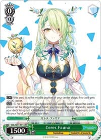 Ceres Fauna - hololive production - Weiss Schwarz card