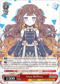 Anya Melfissa - hololive production - Weiss Schwarz card