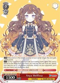 Anya Melfissa (Foil) - hololive production - Weiss Schwarz card