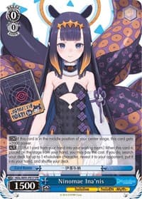 Ninomae Ina'nis - hololive production - Weiss Schwarz card