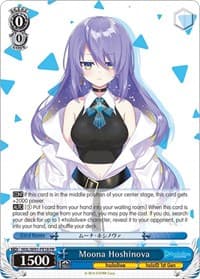 Moona Hoshinova - hololive production - Weiss Schwarz card