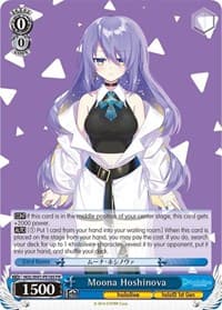 Moona Hoshinova (Foil) - hololive production - Weiss Schwarz card