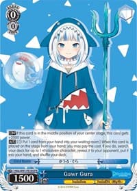 Gawr Gura (Foil) - hololive production - Weiss Schwarz card