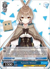 Nanashi Mumei - hololive production - Weiss Schwarz card