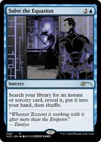Solve the Equation (1022) - Secret Lair Drop Series - Magic: The Gathering card