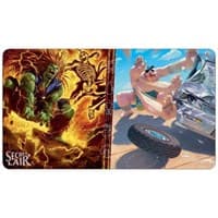 Secret Lair: Street Fighter "Blanka, Ferocious Friend and E. Honda, Sumo Champion" Playmat for Magic The Gathering - Ultra Pro Playmats - Playmats card