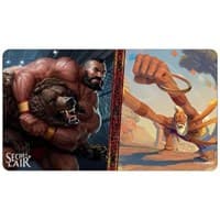 Secret Lair: Street Fighter "Zangief, the Red Cyclone and Dhalsim, Pliable Pacifist" Playmat for Magic The Gathering - Ultra Pro Playmats - Playmats card