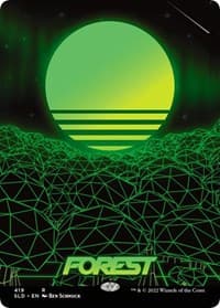 Forest (419) - Secret Lair Drop Series - Magic: The Gathering card