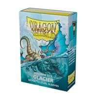 Dragon Shield Dual Matte Japanese Sleeves - Glacier (60-Pack) - Dragon Shield Card Sleeves - Card Sleeves card