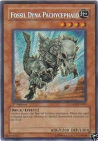 Fossil Dyna Pachycephalo - Light of Destruction - YuGiOh card