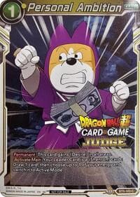 Personal Ambition (Judge Pack Vol.11) - Tournament Promotion Cards - Dragon Ball Super: Masters card