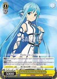 Heading for the Memorable Floor 22, Asuna - Sword Art Online Re: Edit - Weiss Schwarz card