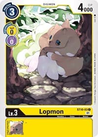 Lopmon - Starter Deck 10: Parallel World Tactician - Digimon Card Game card
