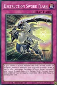 Destruction Sword Flash - Dimension of Chaos - YuGiOh card