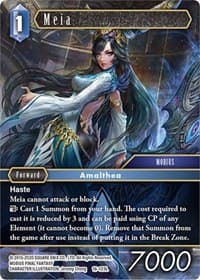 Meia - Emissaries of Light - Final Fantasy TCG card