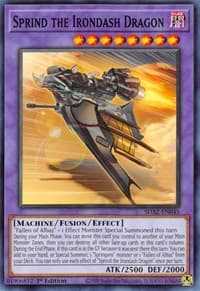 Sprind the Irondash Dragon - Structure Deck: Albaz Strike - YuGiOh card