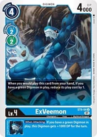 ExVeemon - Starter Deck 09: Ultimate Ancient Dragon - Digimon Card Game card