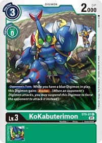 KoKabuterimon - Starter Deck 09: Ultimate Ancient Dragon - Digimon Card Game card