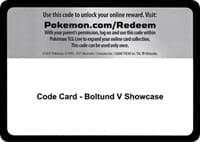 Code Card - Boltund V Showcase - Miscellaneous Cards & Products - Pokemon card