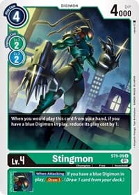 Stingmon - Starter Deck 09: Ultimate Ancient Dragon - Digimon Card Game card