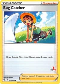 Bug Catcher - 226/264 (#34 Cinderace Stamped) - Battle Academy 2022 - Pokemon card