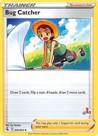 Bug Catcher - 226/264 (#47 Cinderace Stamped) - Battle Academy 2022 - Pokemon card