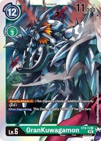 GranKuwagamon - Starter Deck 09: Ultimate Ancient Dragon - Digimon Card Game card