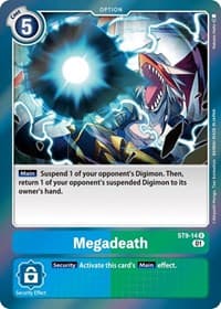 Megadeath - Starter Deck 09: Ultimate Ancient Dragon - Digimon Card Game card