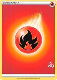 Fire Energy (#6 Cinderace Stamped) - Battle Academy 2022 - Pokemon card