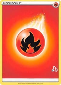 Fire Energy (#8 Cinderace Stamped) - Battle Academy 2022 - Pokemon card