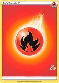 Fire Energy (#9 Cinderace Stamped) - Battle Academy 2022 - Pokemon card