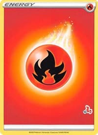 Fire Energy (#10 Cinderace Stamped) - Battle Academy 2022 - Pokemon card