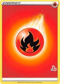 Fire Energy (#12 Cinderace Stamped) - Battle Academy 2022 - Pokemon card