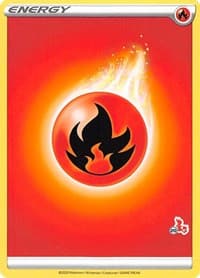 Fire Energy (#20 Cinderace Stamped) - Battle Academy 2022 - Pokemon card
